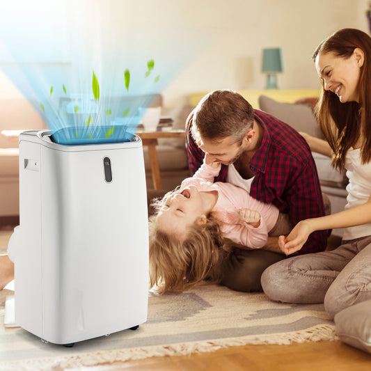 Costway 12000 BTU/3500W 4-in-1 Portable Air Conditioner with Remote Control