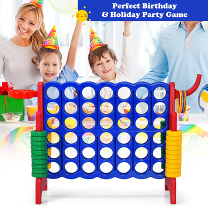 Jumbo 4-to-Score Giant Game Set for Kids-Red