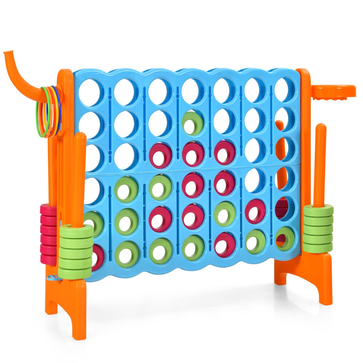 Jumbo 4-to-Score Giant Game Set for Kids-Orange