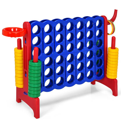 Jumbo 4-to-Score Giant Game Set for Kids-Red
