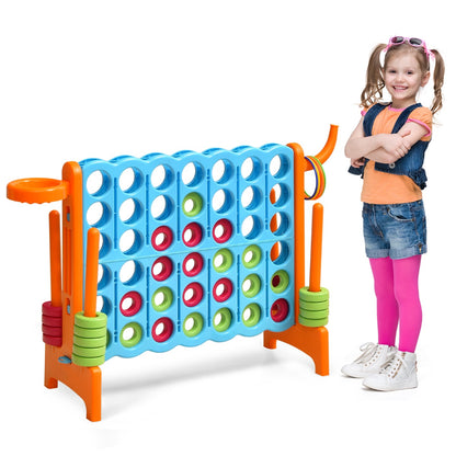 Jumbo 4-to-Score Giant Game Set for Kids-Orange