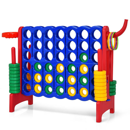 Jumbo 4-to-Score Giant Game Set for Kids-Red