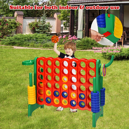 Jumbo 4-to-Score Giant Game Set for Kids-Green