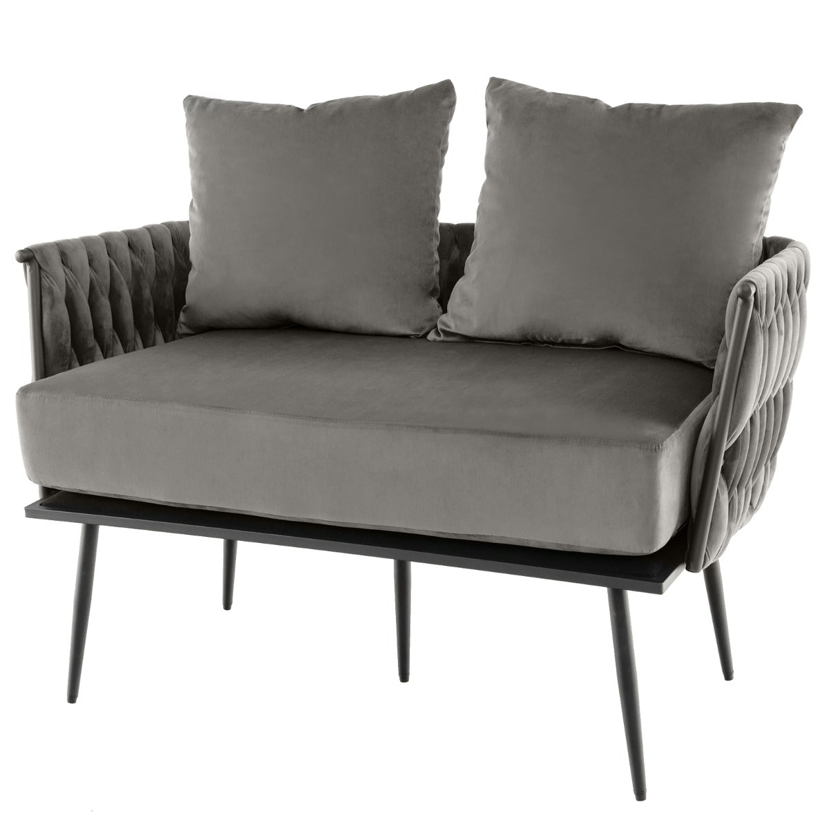 Five rust-resistant metal legs provide strong support for up to 160 kg of weight