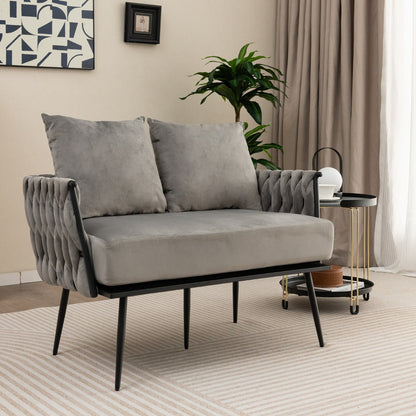 Detachable seat cushion cover with a smooth zipper makes cleaning simple and convenient