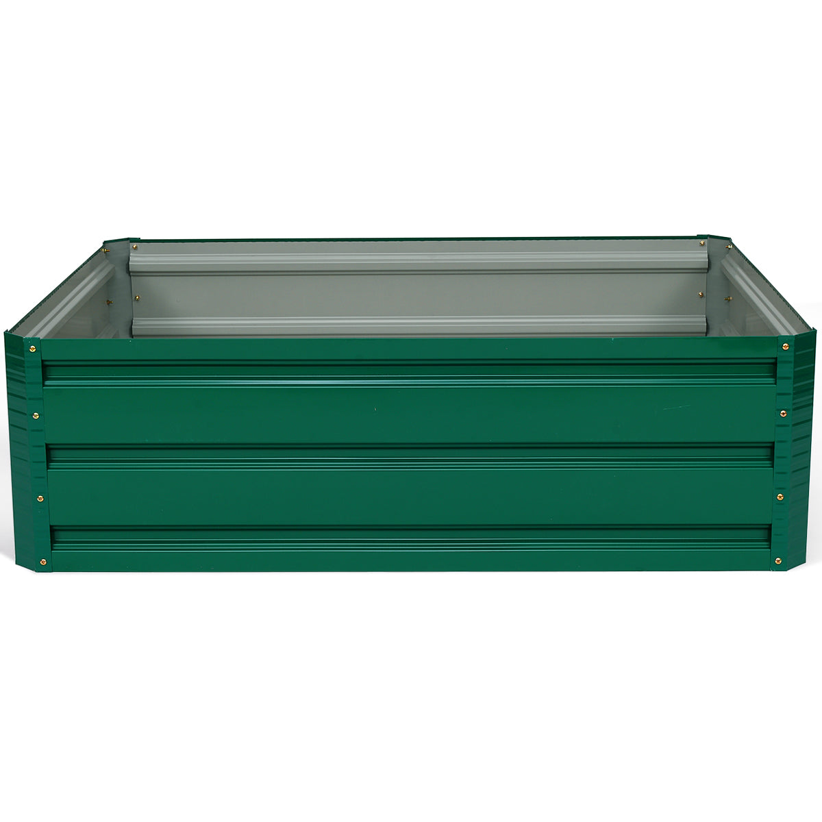 Costway Outdoor Steel Raised Garden Bed for Flowers