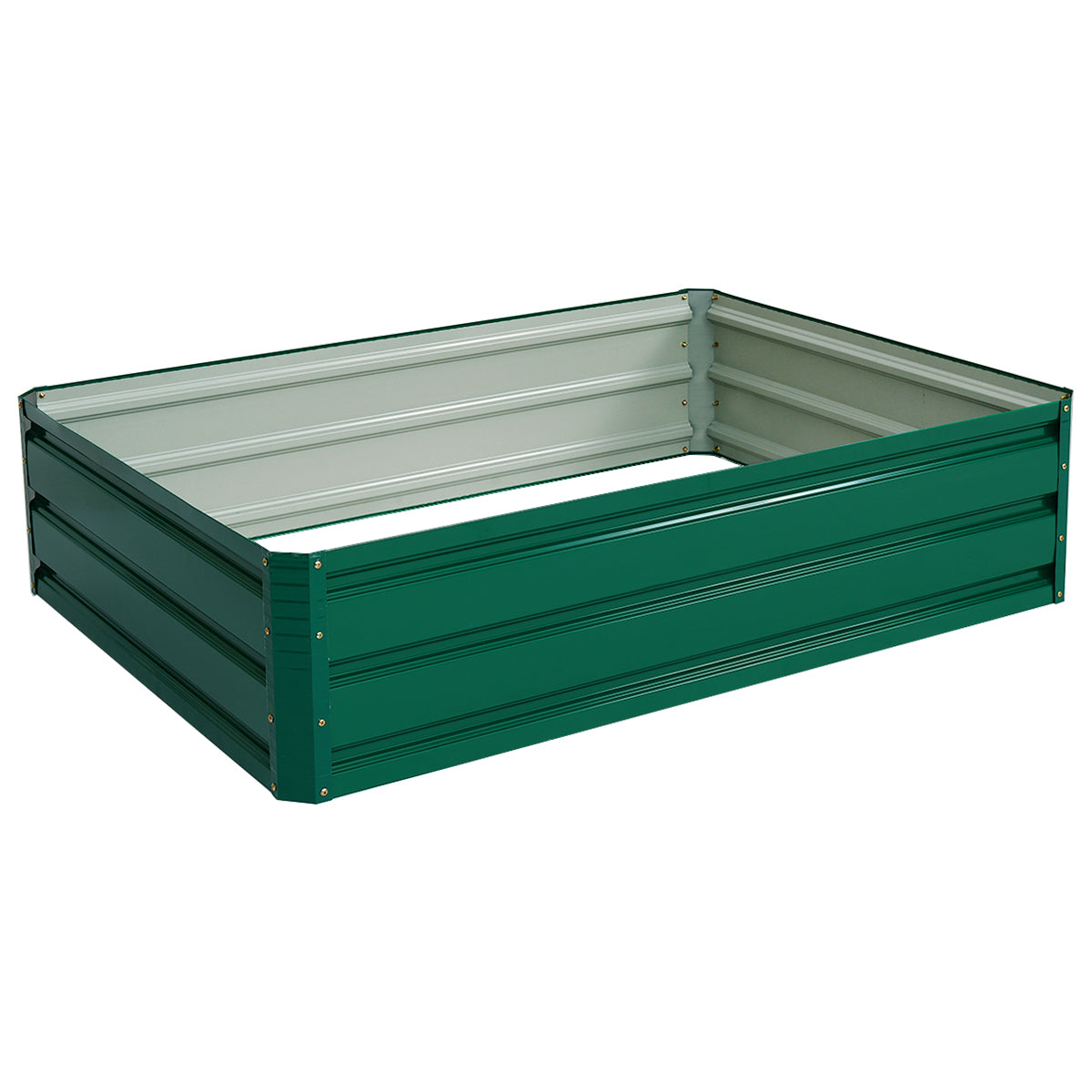 Costway Outdoor Metal Raised Garden Bed Elevated Planter Box