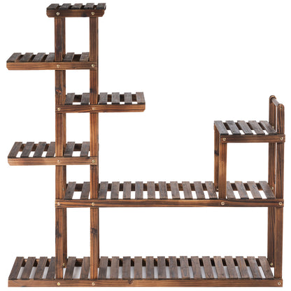 Costway Multifunctional 7-Level Plant Stand for Balcony, Garden, Living Room
