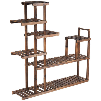 Costway Multifunctional 7-Level Plant Stand for Balcony, Garden, Living Room