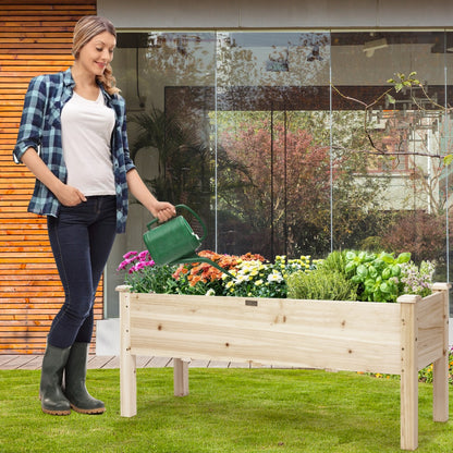 Large Planter Box Stand with 4 Legs for Plants Growing