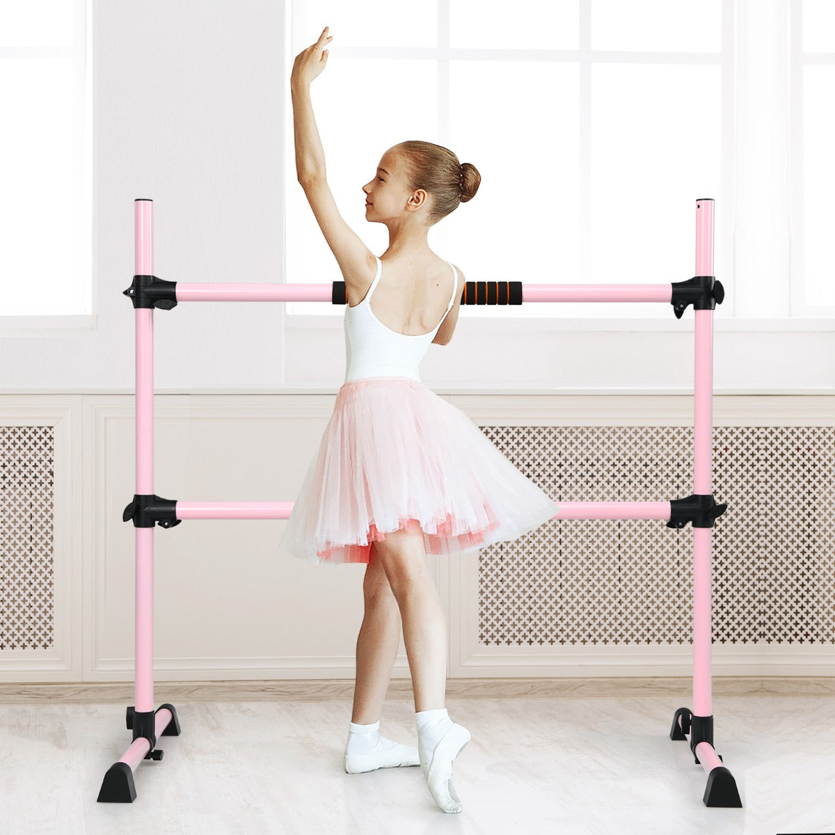 Costway Freestanding Ballet Barre for Home