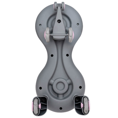 High Bounce Wiggle Car for Kids Swing Car Indoors and Outdoors-Pink