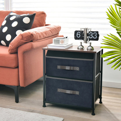 Multifunctional Bed Side Table with Anti-toppling Device for Bedroom