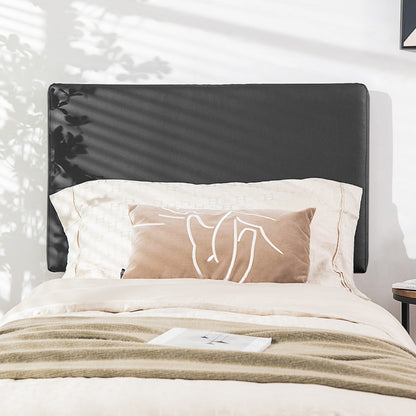 Versatile headboard compatible with multiple bed sizes and a variety of bedroom furniture styles