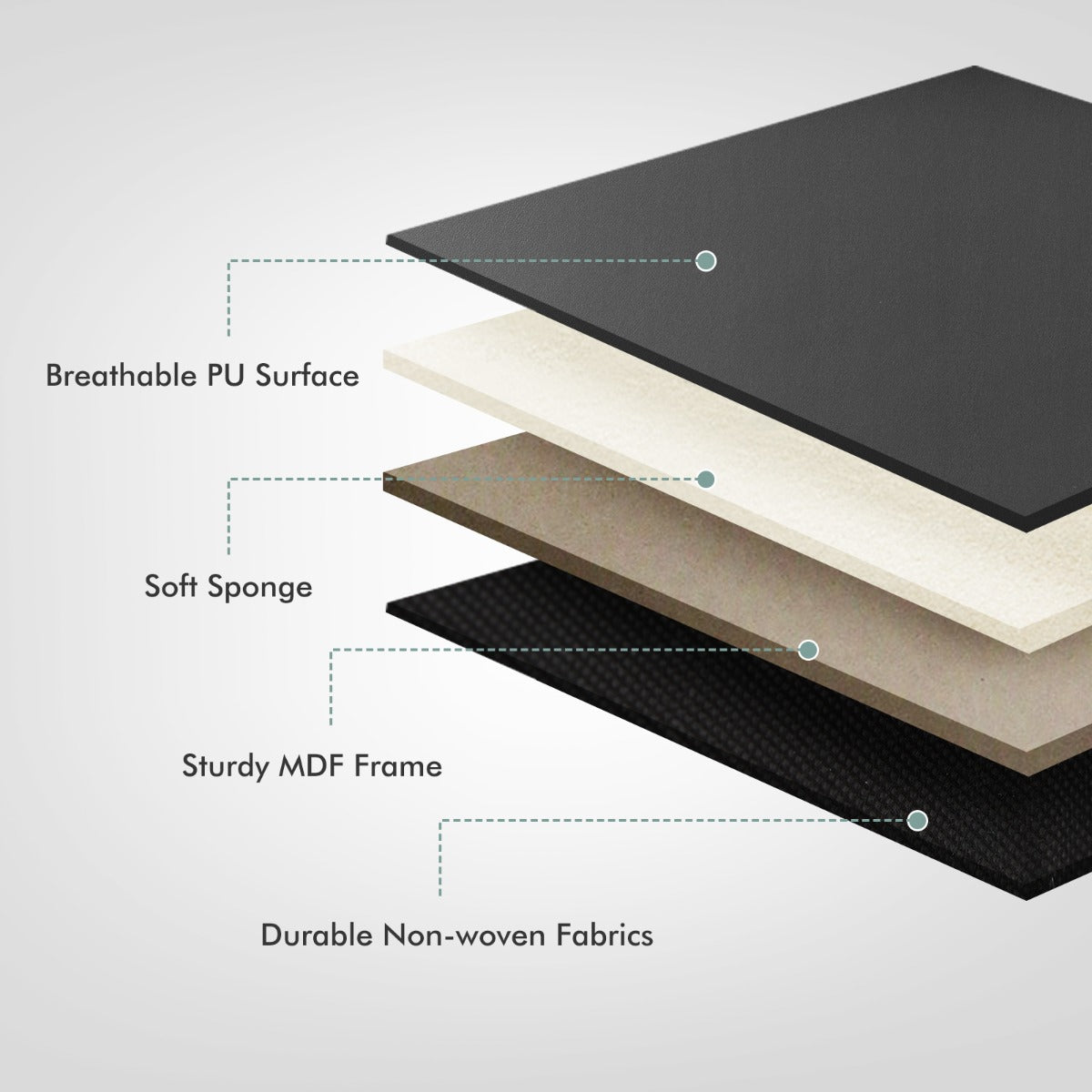 Decorative wall headboard with sturdy MDF backing and cozy padding for refined bedroom comfort