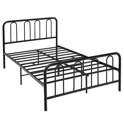 Costway Full/Queen Size Metal Bed Frame with Non-slip Foot Pads Full Size