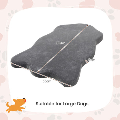 Orthopedic Dog Bed with Memory Foam Support for Pet-Grey