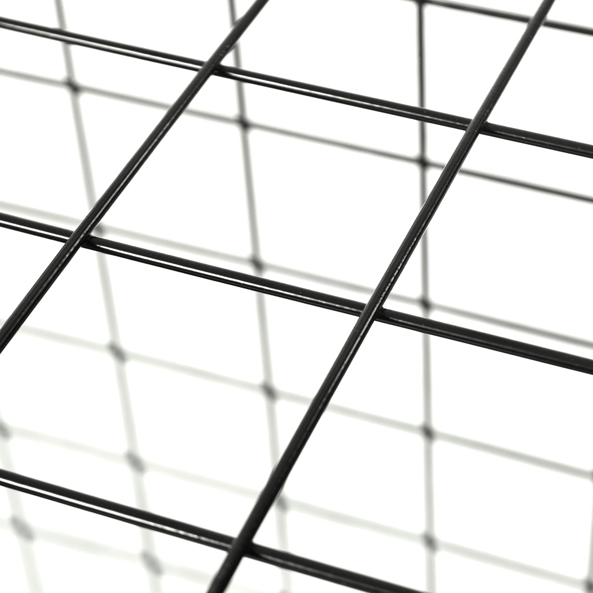 Metal Wire Free Standing DIY Storage Cubes with 12 Cubes-Black