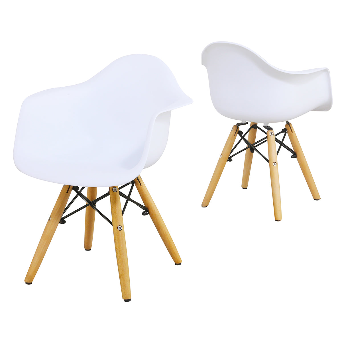 Costway 3-Piece Kids Table and 2 Chairs Set for Learning & Activity & Dining