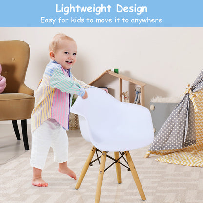 Round kids table set makes a practical gift for creating a comfortable personal space for young children