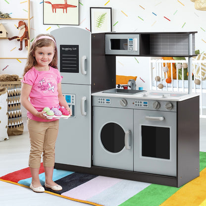 Pretend Play Toy Set  with Washing Machine for Age 3+