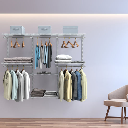 Costway Custom Closet Organizer System with Shelves for Bedroom