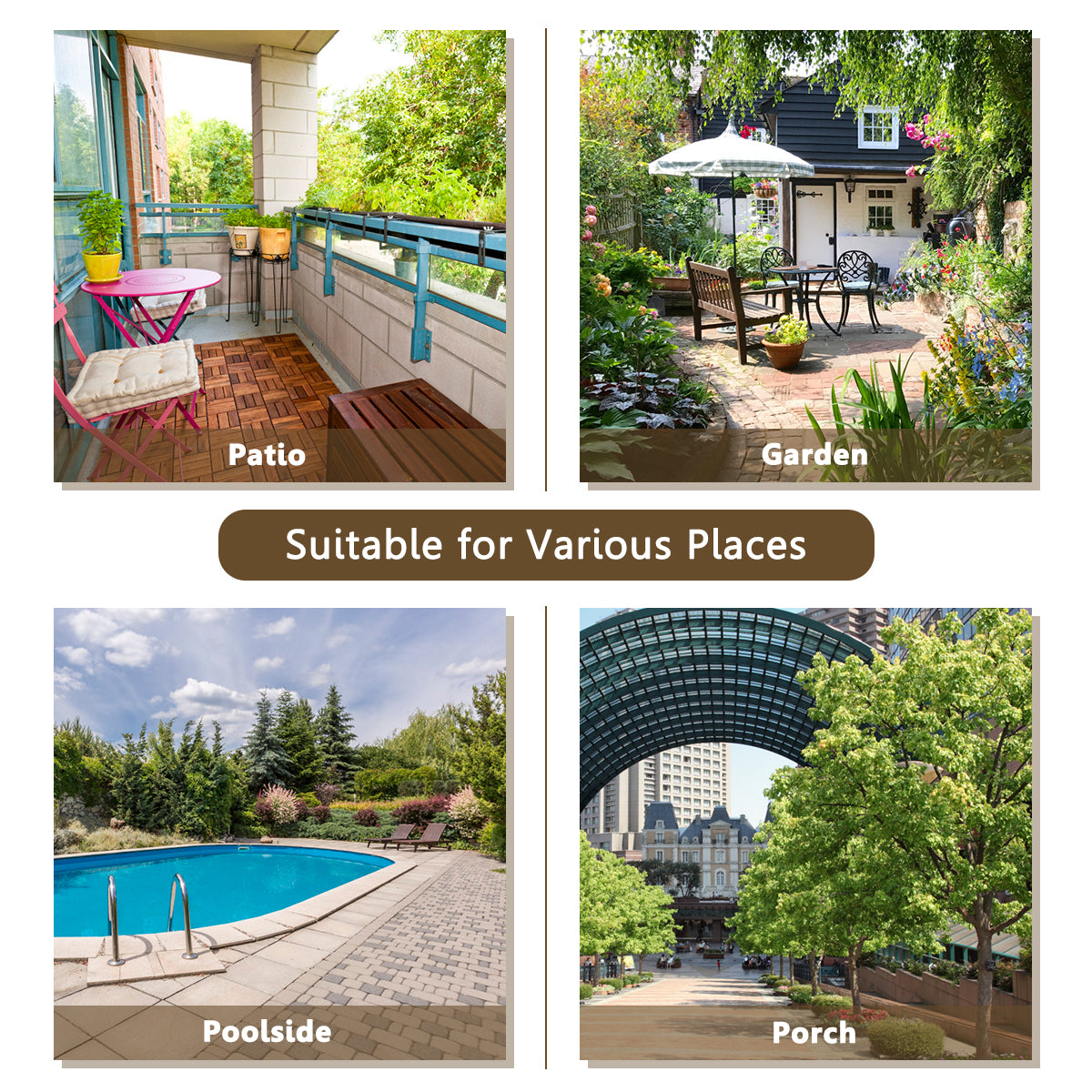 Durable PE wicker resists fading, cracking, water, and ultraviolet exposure for lasting outdoor use