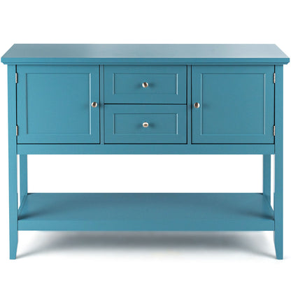 Buffet Sideboard Cabinet with 2 Drawers &amp; 2 Storage Cupboard