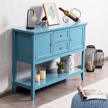 Buffet Sideboard Cabinet with 2 Drawers &amp; 2 Storage Cupboard