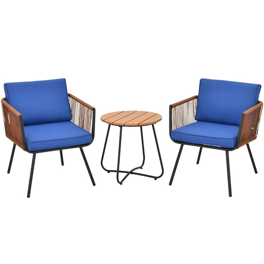Outdoor rattan chairs feature ergonomic backrests and armrests for comfortable lounging