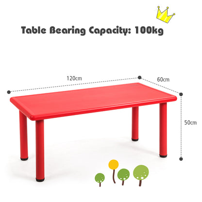 Costway Kids Table and Chairs Set for Children Reading