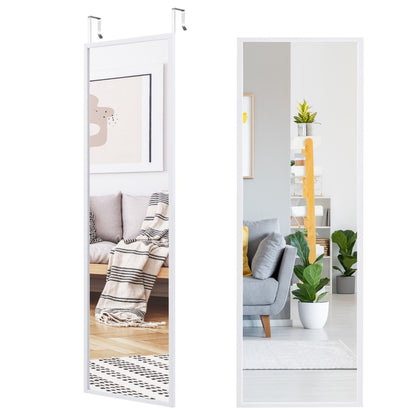 Full-Length Adjustable Hanging Mirror for Bedroom, Wall or Door Mount