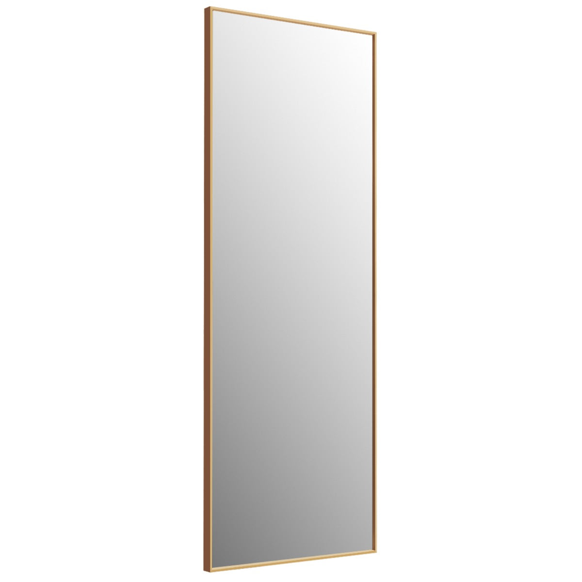 Costway Full Body Mirror with Rectangular Aluminum Frame for Bathroom Golden