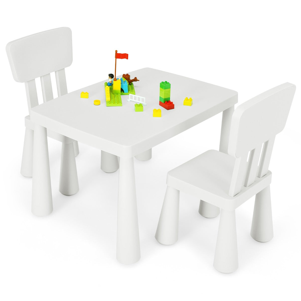 Smooth PP surfaces wipe clean easily with a damp cloth for simple daily maintenance after messy activities