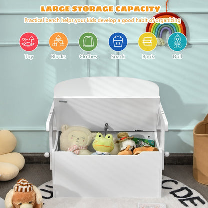 Convertible kids bench provides a practical desk for studying, drawing, eating, and creative play
