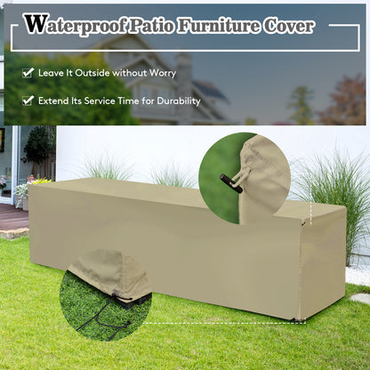 8-Piece Outdoor Grey PE Rattan Conversation Set with Washable Cushion Covers-Green