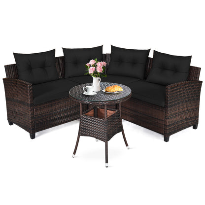 Strong steel frames and anti-slip feet provide stable support for comfortable outdoor seating