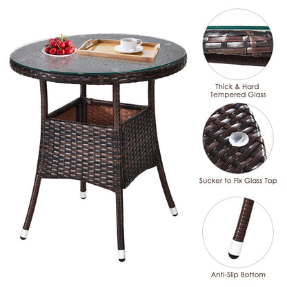 Modern brown wicker design blends effortlessly with indoor and outdoor décor styles