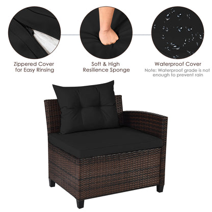 Modern brown wicker design blends effortlessly with indoor and outdoor décor styles