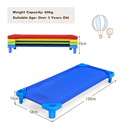 Kids Stackable Daycare Cot with Easy Lift Corners