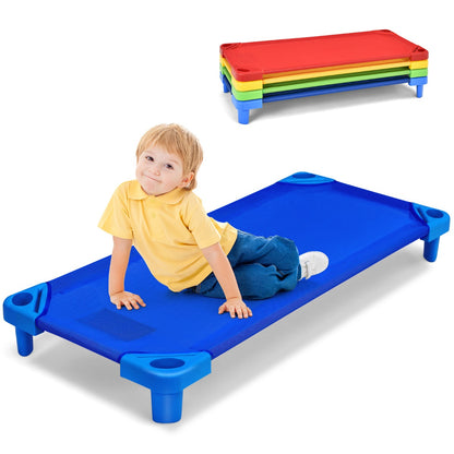 Kids Stackable Daycare Cot with Easy Lift Corners