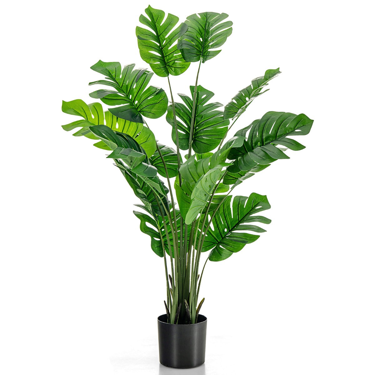 1.5M Artificial Tree Faux Monstera Deliciosa Plant for Indoor and Outdoor-1 Pack