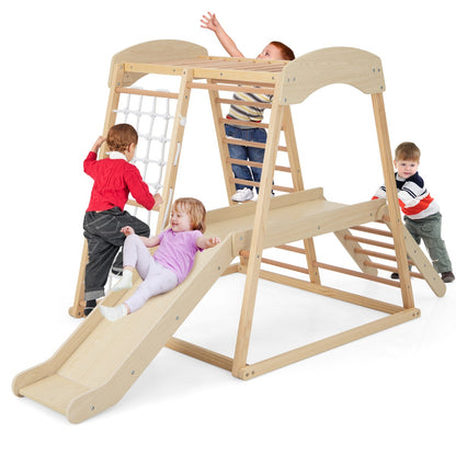 Large Size Climbing Toy Climber Playset with Metal Anchors for Toddlers