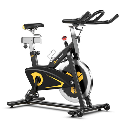 Indoor Magnetic Exercise Bike with Adjustable Resistant and Multi-Position Adjustment