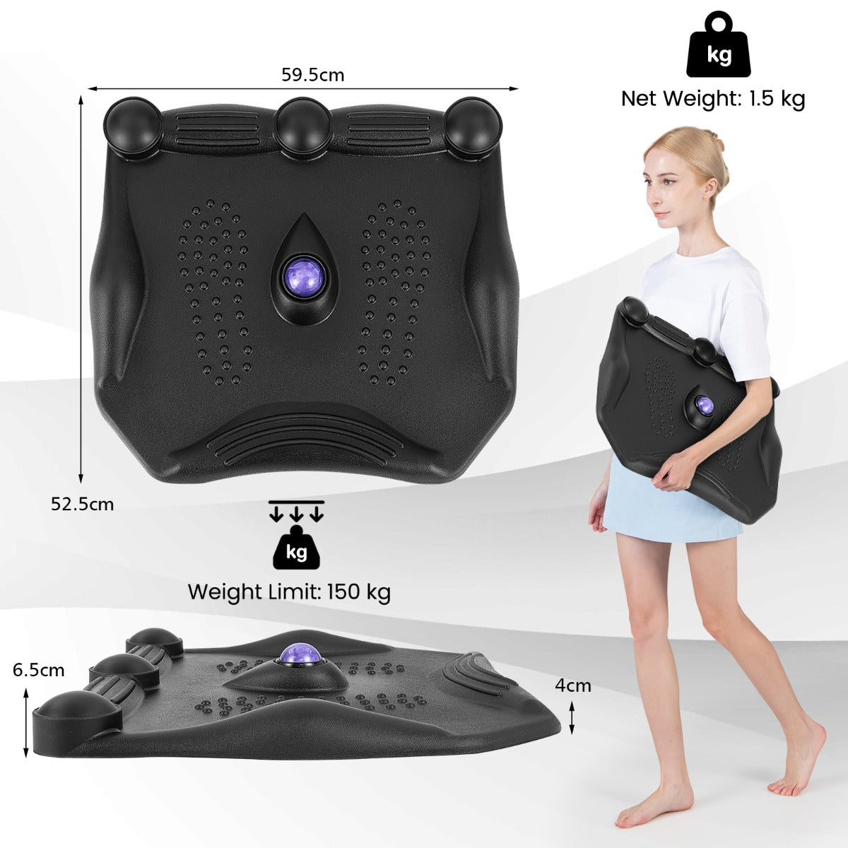 Anti Fatigue Mat with Massage Roller Bal for Home Office