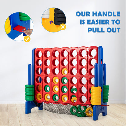 Jumbo 4-to-Score Giant Game Set with Ring Net