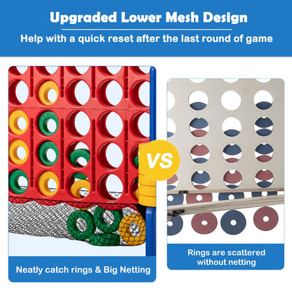 Jumbo 4-to-Score Giant Game Set with Ring Net