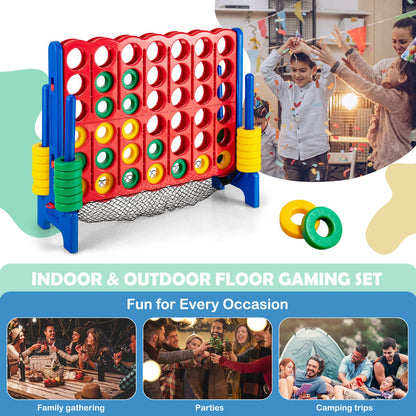 Jumbo 4-to-Score Giant Game Set with Ring Net