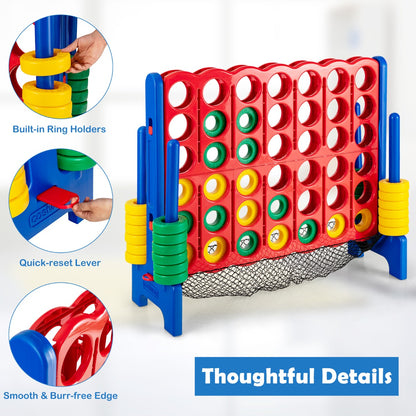 Jumbo 4-to-Score Giant Game Set with Ring Net