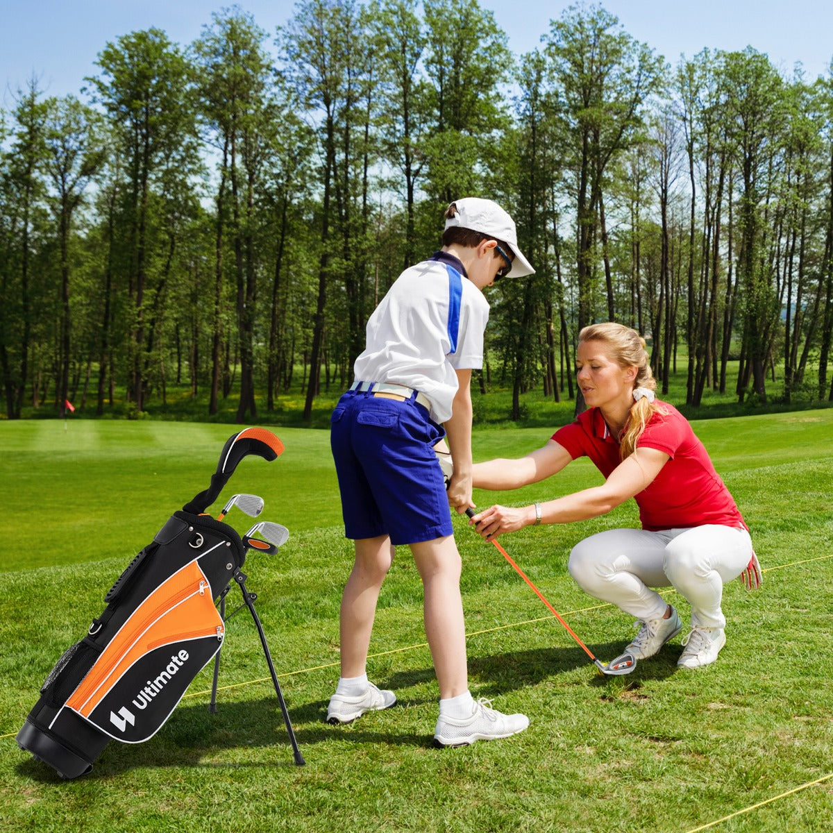 Junior Complete Golf Club Set for Age 11 to 13-Yellow